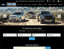 Tablet Screenshot of gusjohnsonford.com